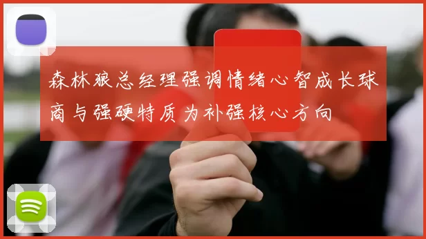 森林狼总经理强调情绪心智成长球商与强硬特质为补强核心方向